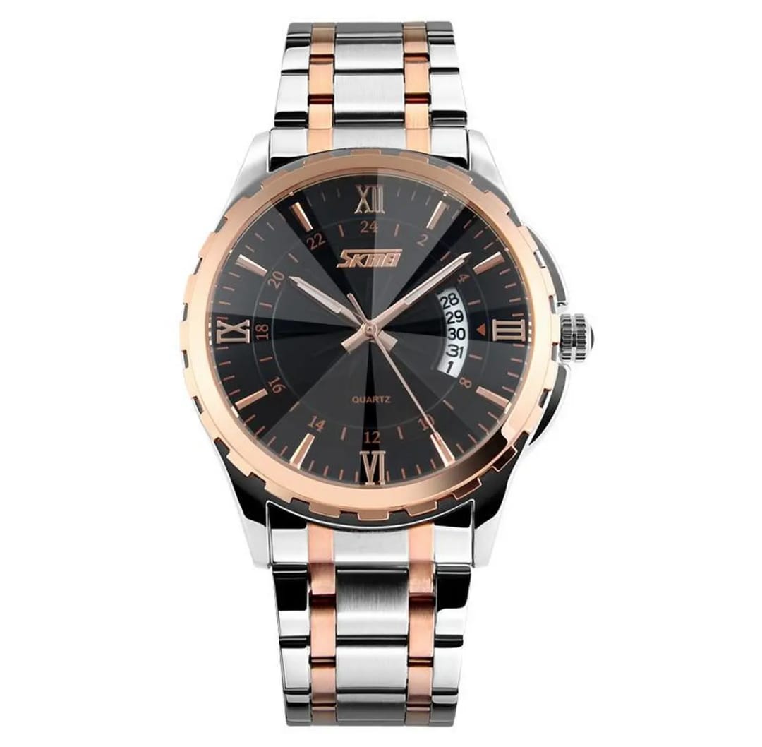 Business Fashion Quartz Stainless Steel Waterproof Casual Watches for Men