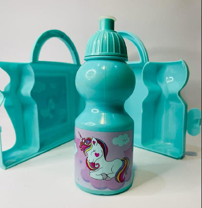 Lunch Box Combo Set 2 in 1 For Girls And Boys Unicornn Character