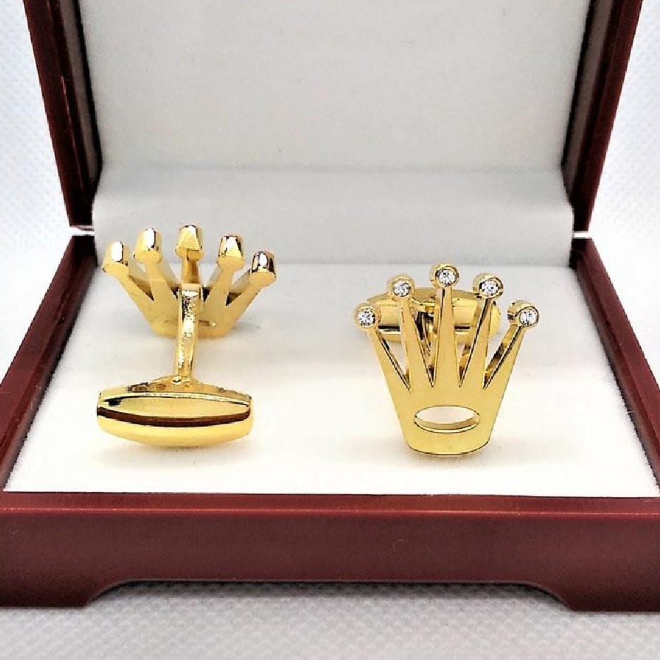 Crown Cufflinks Studs Gifts for Men