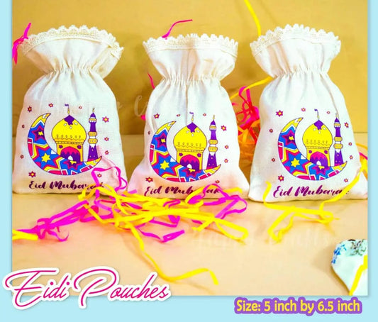 Bundle of 15 & 20 Pcs Eid Mubarak Pouches