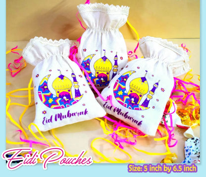 Bundle of 15 & 20 Pcs Eid Mubarak Pouches