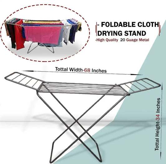 High Quality Foldable Cloth Dryer Stand (Heavy Duty) Large Size