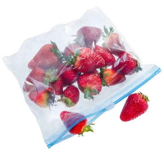 Pack of 40 Freezer Bags, Smart Zip Lock Plastic Bag