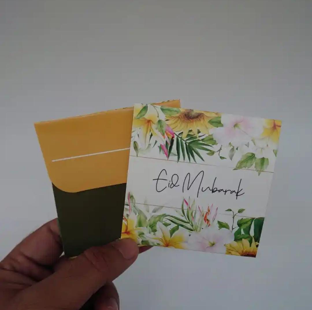 20-pieces Small Eid Mubarak Envelope