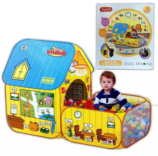 Wisdom House Yellow Baby Pop Up Tent Playhouse for Kids