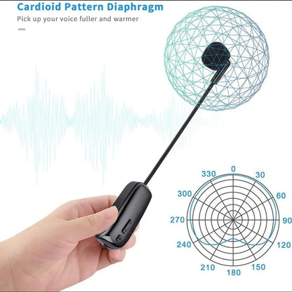 New 2 in 1 Handheld UHF Wireless Microphone Professional Head-Wear Mic Volume Amplifier for Masjid & meeting's etc.