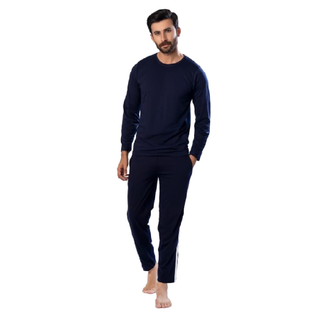 Men's Full Sleeves - Stay Cozy and Stylish with an Essential Night Suit, Fashionable, Premium Quality, and Finely Stitched