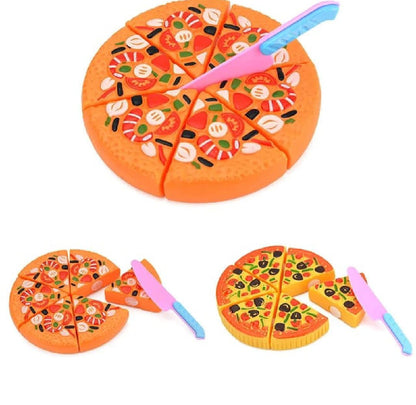 Pretend Play Baby Kids Plastic Educational Cutting Toy Pizza