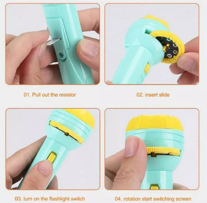 Projector Flashlight for Kids Early Childhood Educational Toy - Gift for Kids