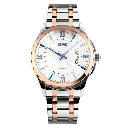 Business Fashion Quartz Stainless Steel Waterproof Casual Watches for Men