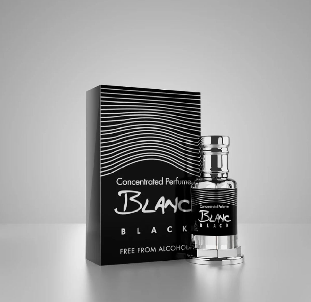 Black Blanc Natural Fragrance Attar For Men - 12ml, 6ml