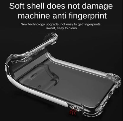 Infinix Note 40 Back Cover Bumper Transparent Soft Clear Silicon Jelly Back Case Imported