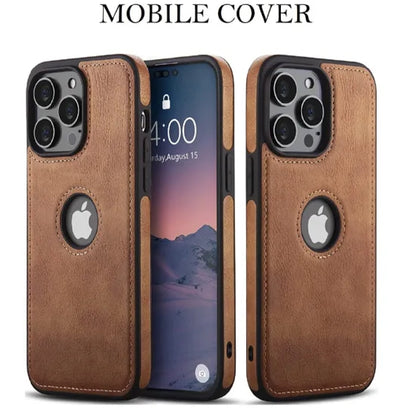 High Quality PU Leather Case for iPhone 13 pro max Series Camera and Logo Protection, Lightweight and Stylish Phone Case
