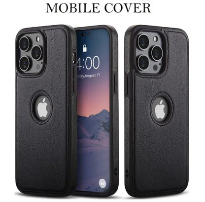 High Quality PU Leather Case for iPhone 13 pro max Series Camera and Logo Protection, Lightweight and Stylish Phone Case