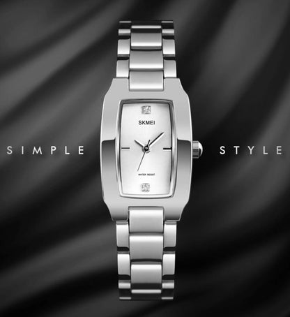 New Fashion Watches Quartz Waterproof, Stainless Steel Simple Elegant Wrist Watch for Girls