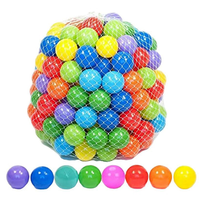 Soft Playballs for Babies in Vibrant Colors (50 and 100 Balls Pack)