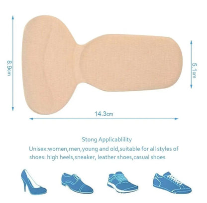 1 Pairs High Heel Pads Women Insoles for Pain Relief Shoes Adjustment Back Feet Care Soft Non-slip T-shape Sponge.