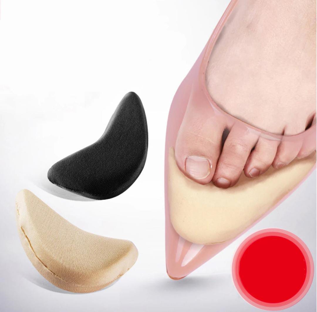 1 Pairs Sponge Forefoot Insert Toe Plug Half Forefoot Cushion Anti-pain Big Shoes Toe Front Filler Shoes Adjustment