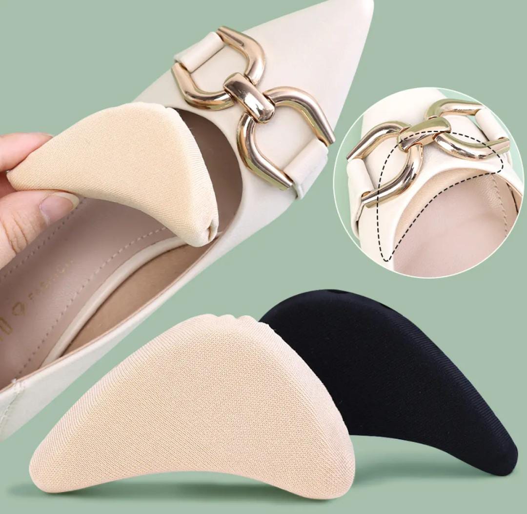 1 Pairs Sponge Forefoot Insert Toe Plug Half Forefoot Cushion Anti-pain Big Shoes Toe Front Filler Shoes Adjustment