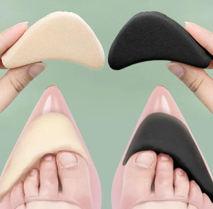 1 Pairs Sponge Forefoot Insert Toe Plug Half Forefoot Cushion Anti-pain Big Shoes Toe Front Filler Shoes Adjustment