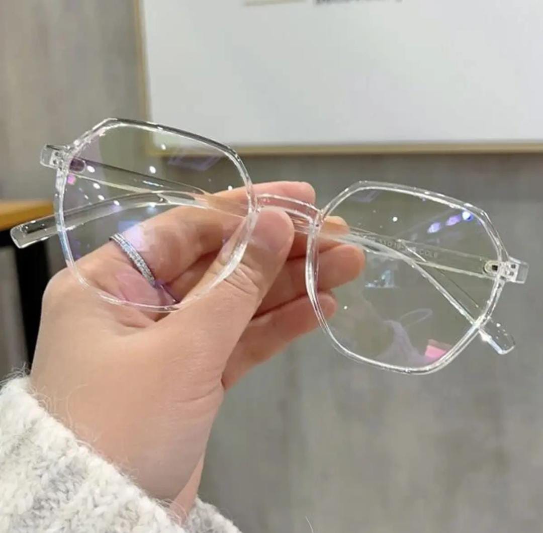 Transparent Lightweight Anti Glare UV Eyeglasses For Men and Women