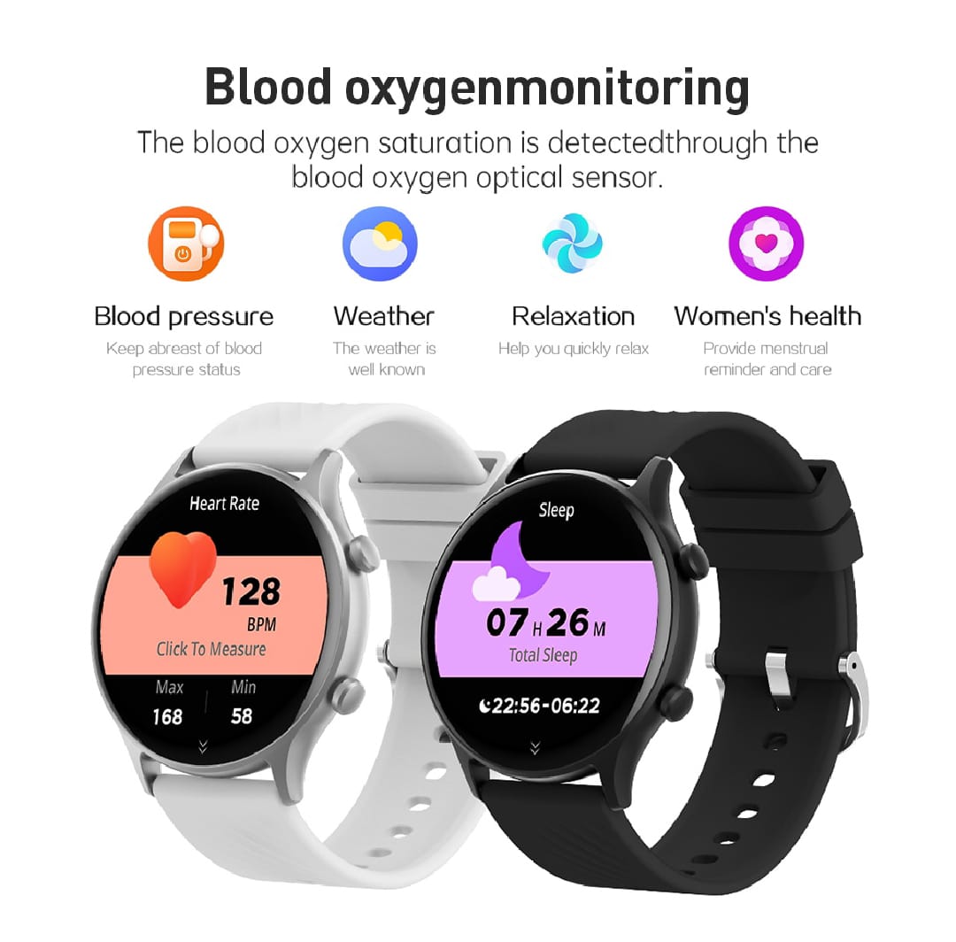 Smart Watch 4 Games Supports Bluetooth Calls Sports Fitness Smartwatch Men Women Sleep Heart Rate Monitor Waterproof IP67 Watch IOS Android B53S