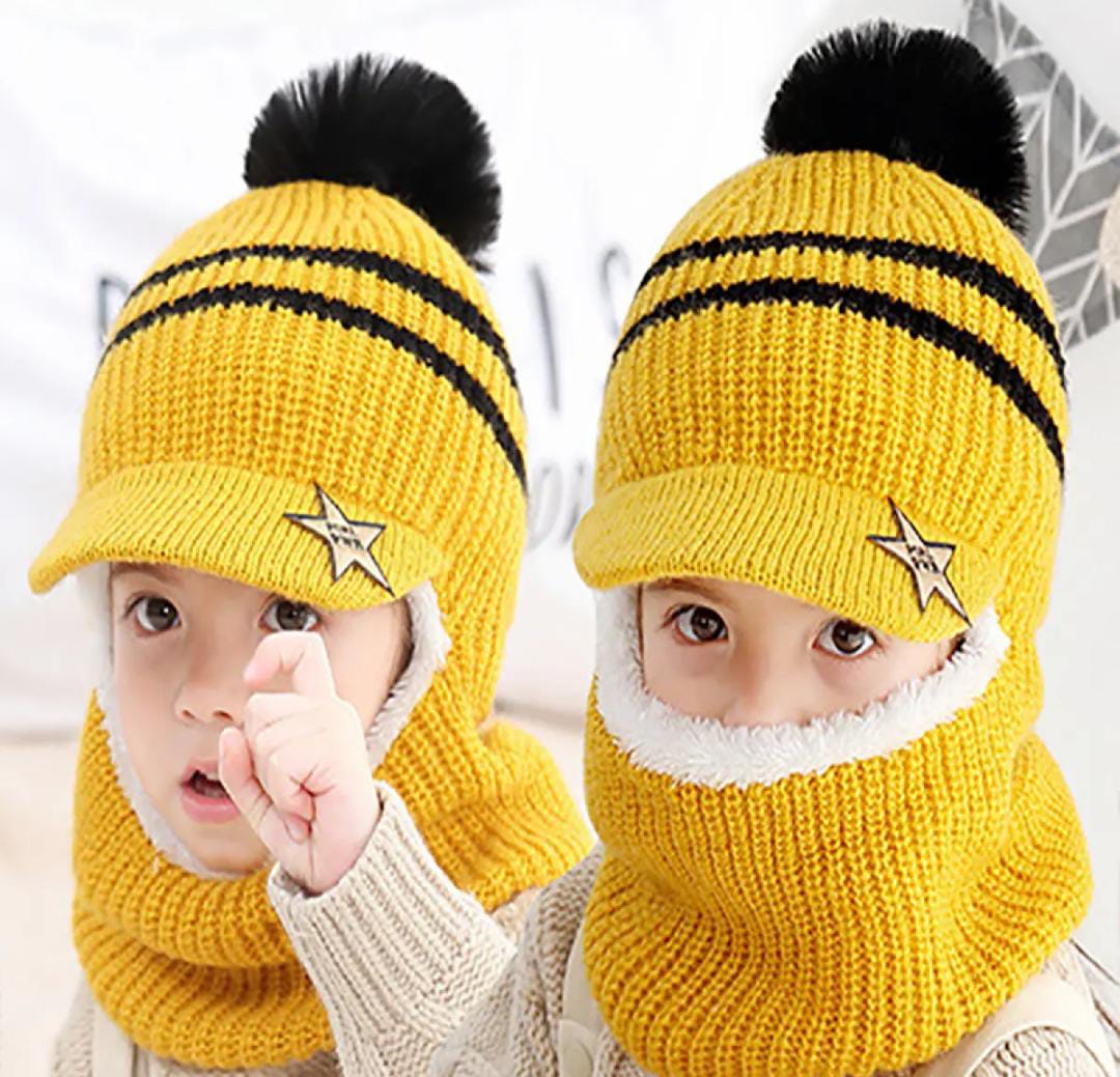 Thickening Face Warm Children's Hat