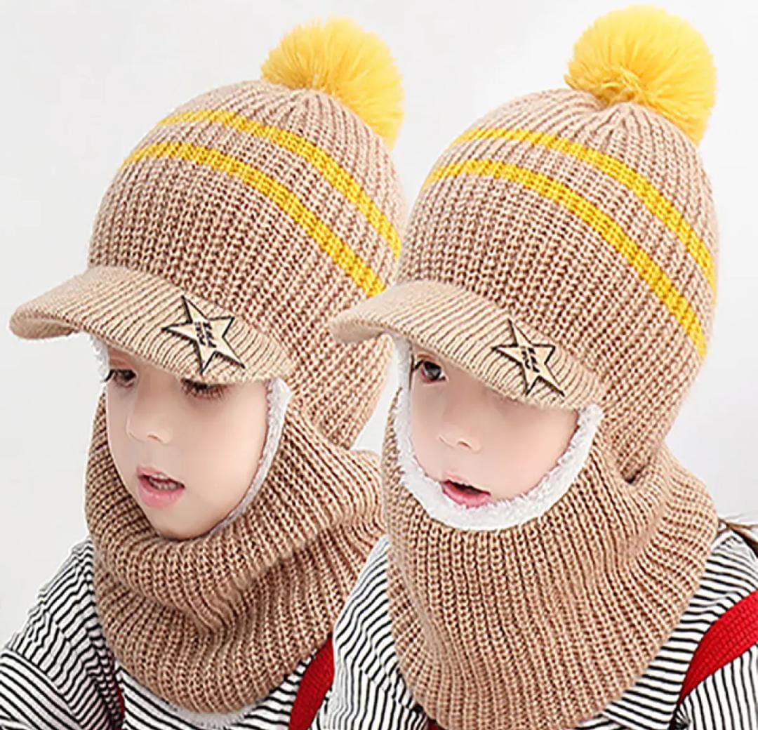 Thickening Face Warm Children's Hat