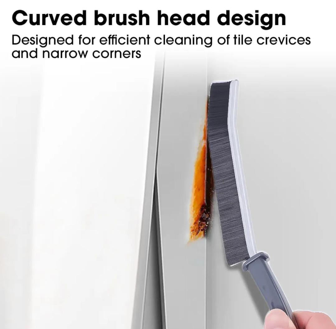 2 pcs Gap Cleaning Brush Household Ceramic Tile Joint Scrubber Hard Brush Multi Purpose