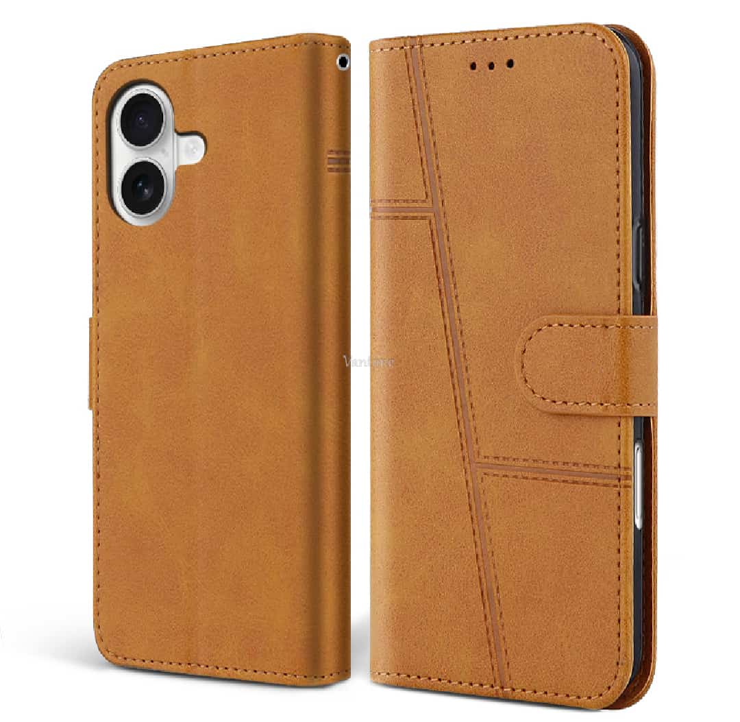 Book Cover for iPhone 14, 15 & 16 All Models PU Leather Wallet Case Flip Clasp Stand Cards Holder Casing