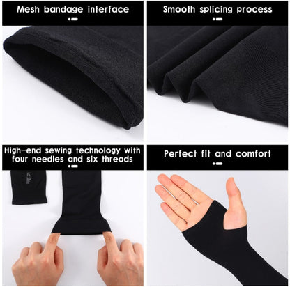 1 Pair Thumb Hole Arm Sleeves for Girls boys Women & Islamic Hijab Wearers UV Protection & Moisture Wicking Perfect for Cycling Running Golf & Outdoor Sports