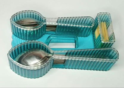 Spoon Rack - Crystal spoon rack - Spoon organizer.