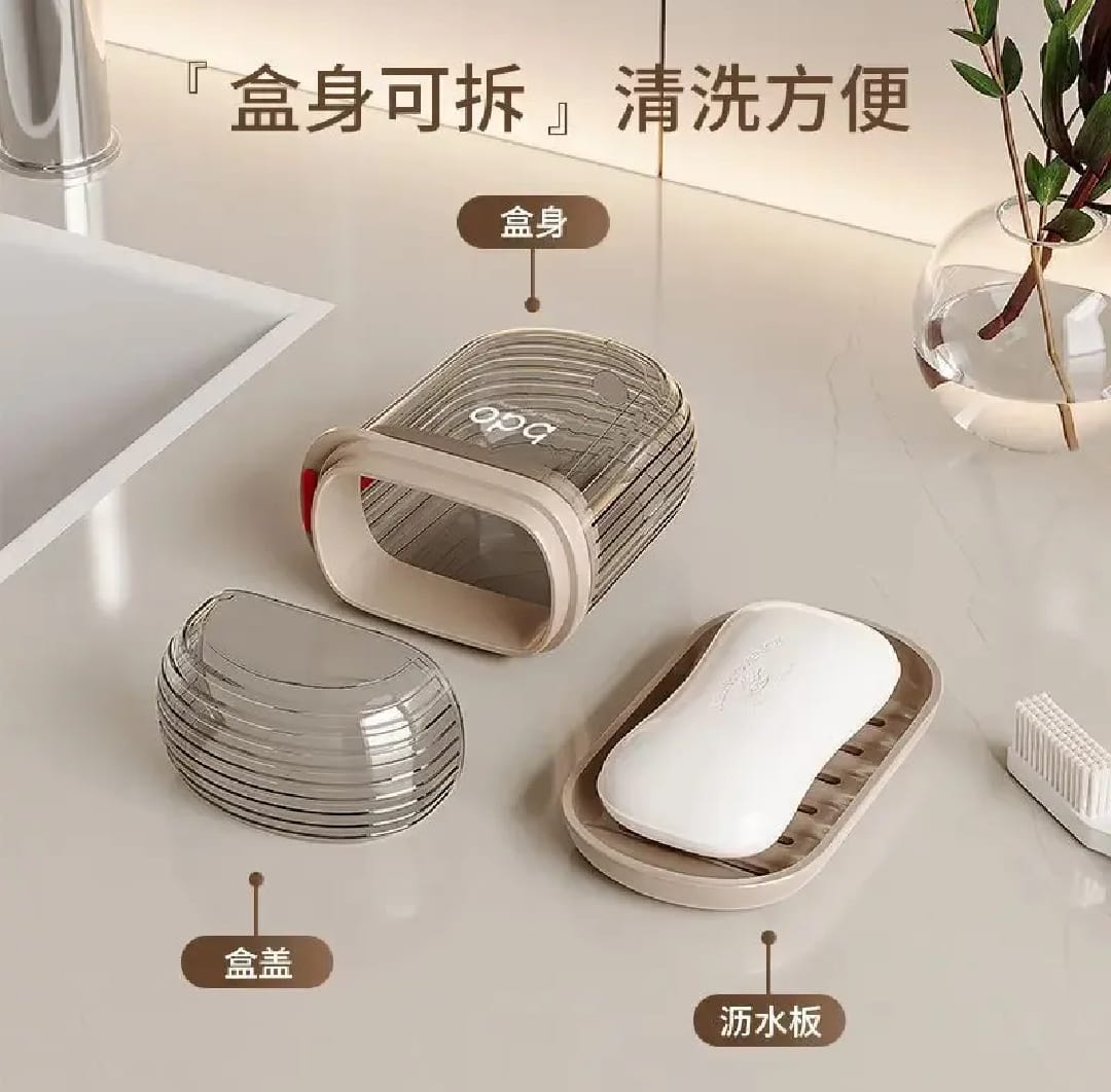 Soap Dish Travel | Sealed Small Soap Box - Travel Soap Bar Container, Bar Soap Box Holder for Soap Storage of All Sizes