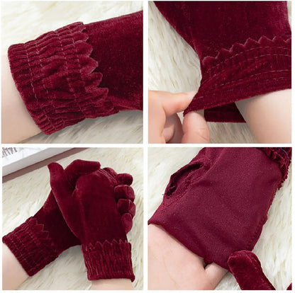 Palachi Winter Mittens Full Finger Velvet Full Finger Warm Gloves