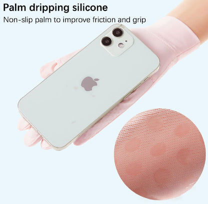 Outdoor Men & Women Cycling Driving Sunscreen Thin Sun Protection Ice Silk Anti-UV Gloves